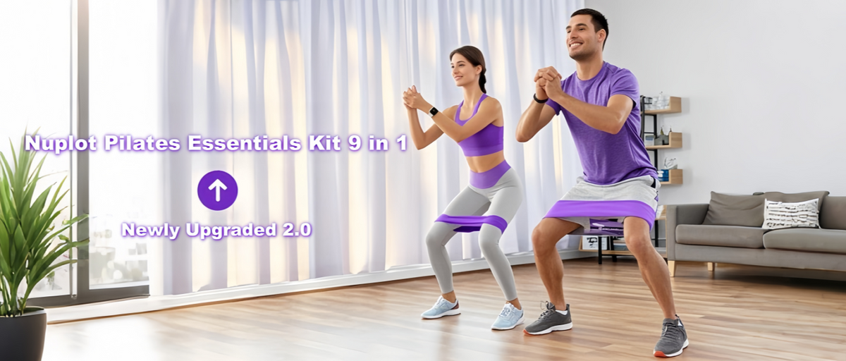 Pilates 女士必备套装 – 更好的瑜伽普拉提套装,适用于家庭锻炼,带普拉提环和球套装,提臀带,8 字形阻力带,瑜伽带可拉伸