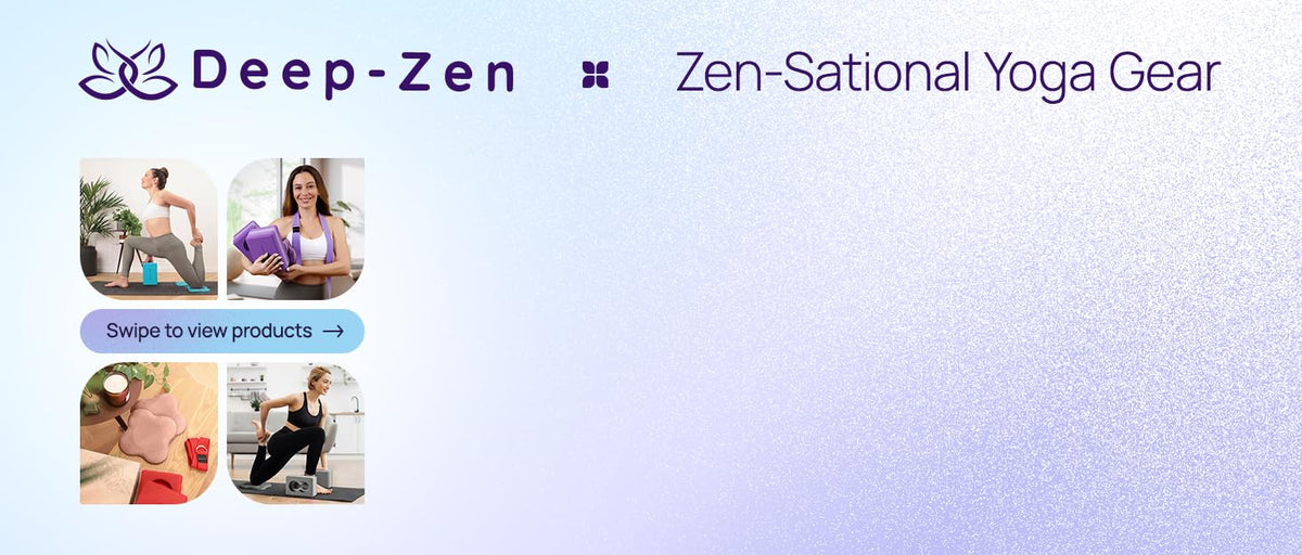 Deep-Zen® 瑜伽砖手腕支撑;瑜伽块 2 件装,带护膝和带子,减轻手腕重量;耐用、多功能瑜伽砖锻炼块套装,阻止瑜伽
