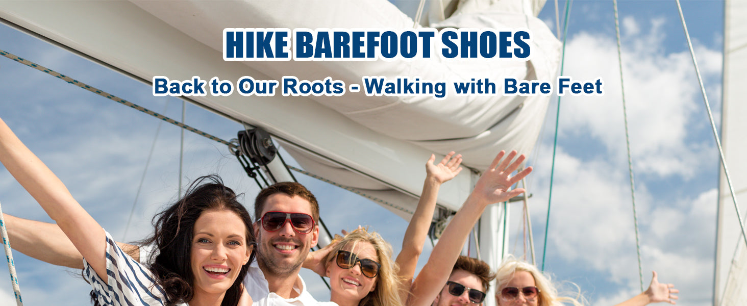 Hike Barefoot Shoes 女士男士,中性款赤脚水鞋透气防滑徒步鞋,适合徒步、散步、跑步、瑜伽和水上运动