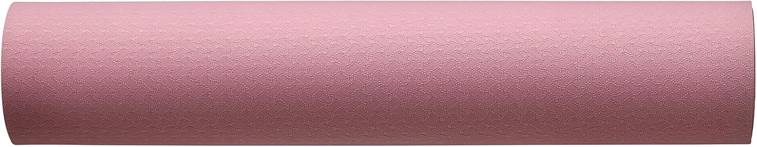 Amazon Basics 1/4 英寸厚 TPE 运动瑜伽垫带背带