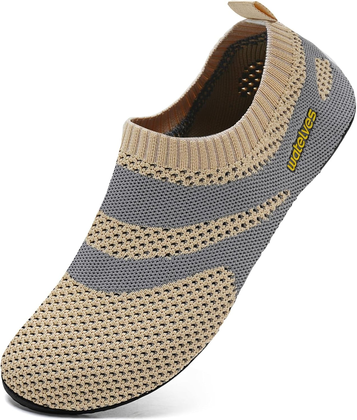 WateLves 赤脚水鞋女士男士旅行拖鞋袜子家居鞋速干水袜沙滩游泳普拉提瑜伽跳舞露营必备