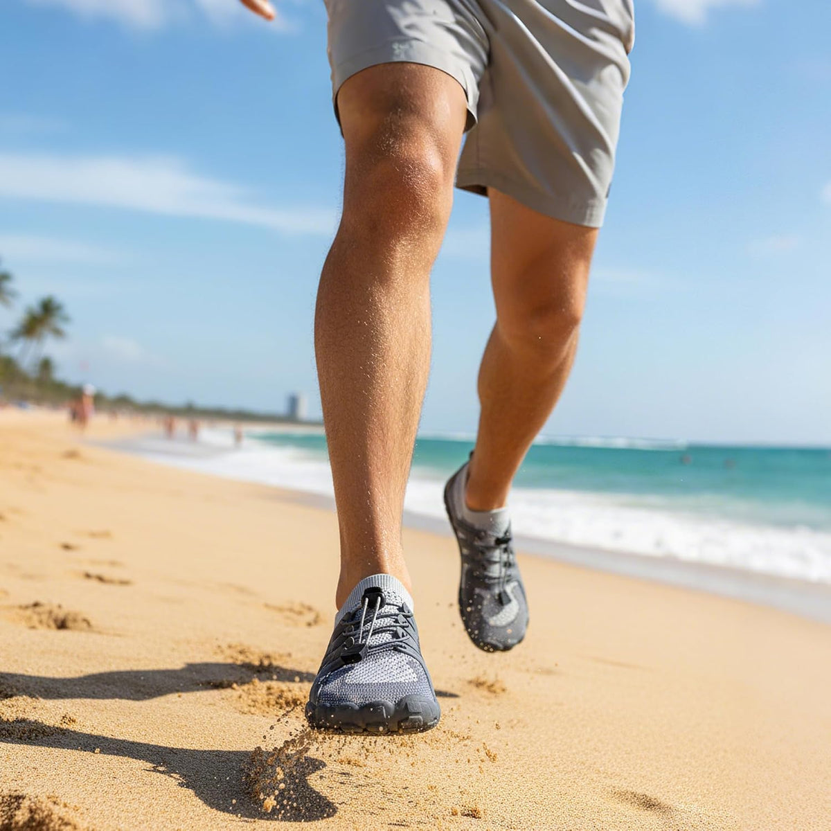 Stelle 赤脚鞋女士男士徒步水鞋带可调节鞋带成人速干沙滩游泳泳池越野跑步户外运动划船攀岩瑜伽