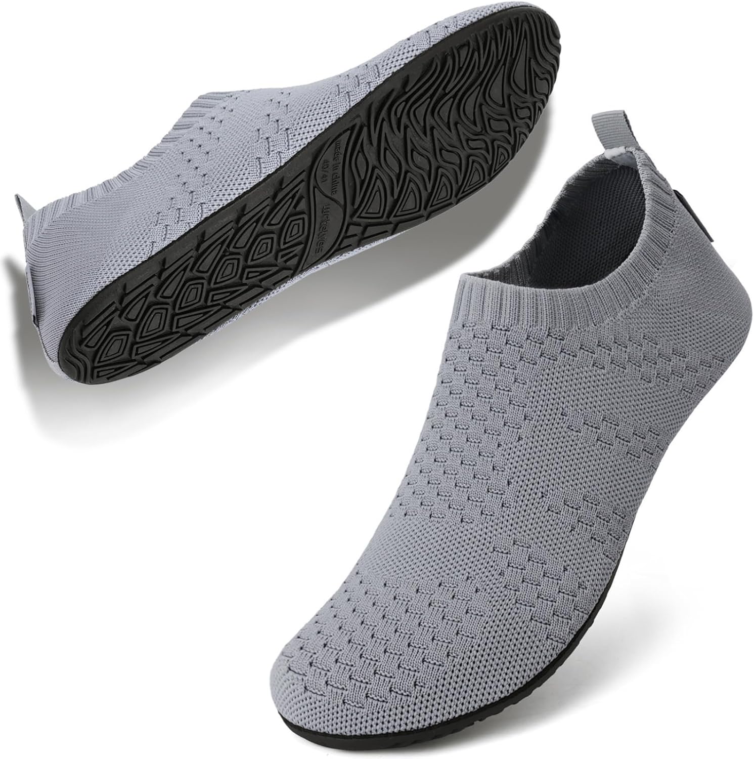 WateLves 赤脚水鞋女士男士旅行拖鞋袜子家居鞋速干水袜沙滩游泳普拉提瑜伽跳舞露营必备