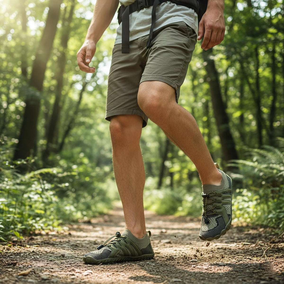 Stelle 赤脚鞋女士男士徒步水鞋带可调节鞋带成人速干沙滩游泳泳池越野跑步户外运动划船攀岩瑜伽