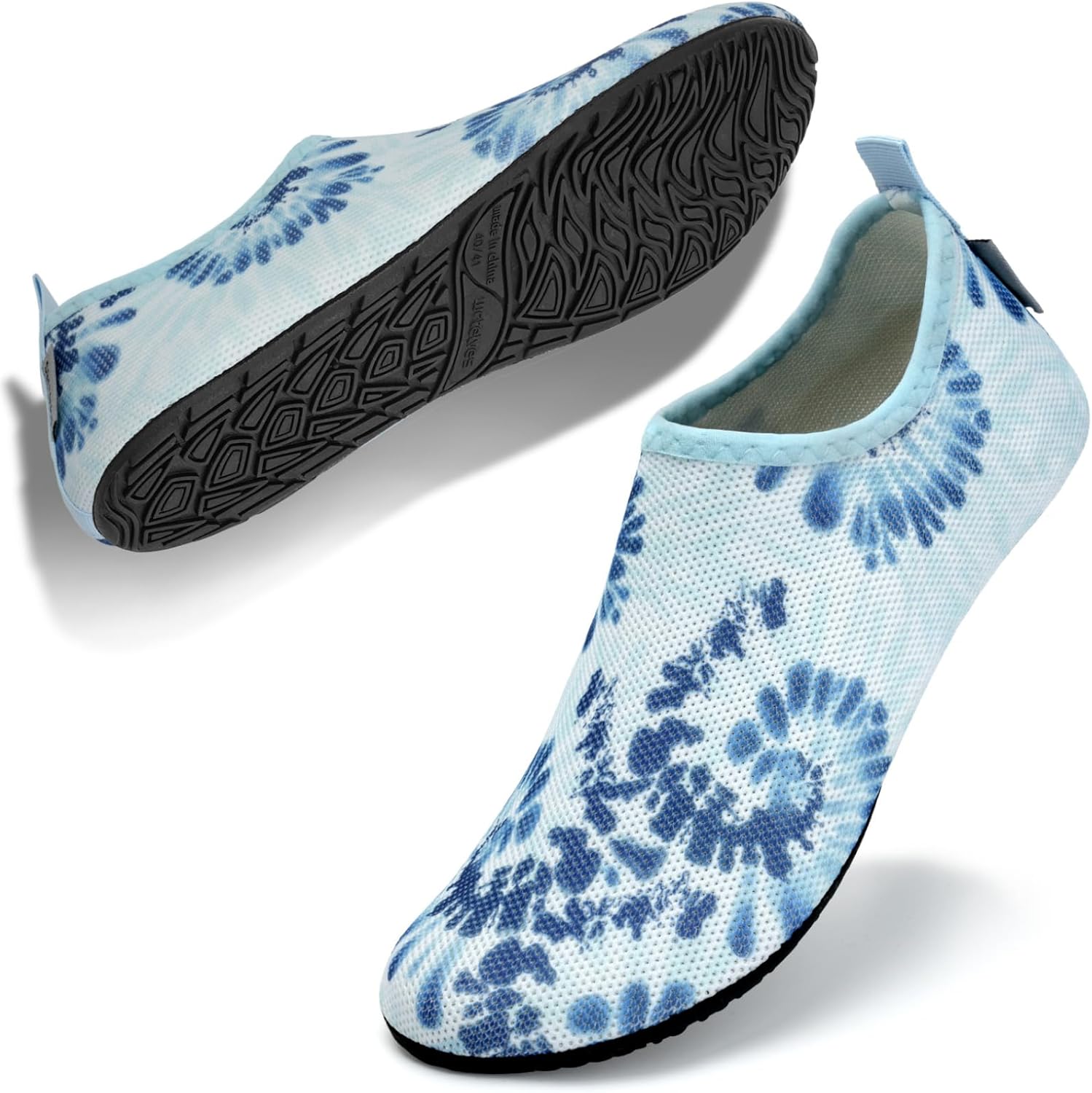 WateLves 赤脚水鞋女士男士旅行拖鞋袜子家居鞋速干水袜沙滩游泳普拉提瑜伽跳舞露营必备