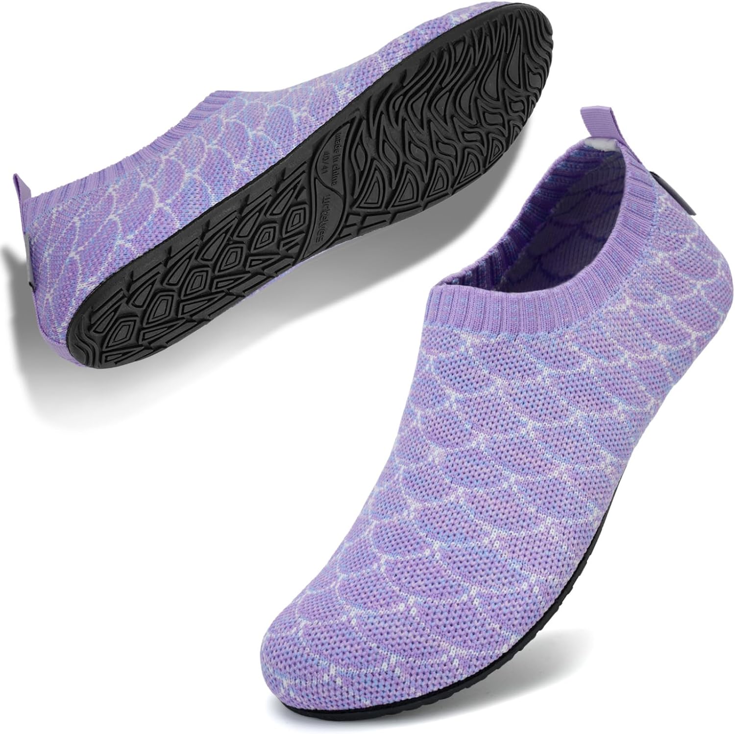 WateLves 赤脚水鞋女士男士旅行拖鞋袜子家居鞋速干水袜沙滩游泳普拉提瑜伽跳舞露营必备