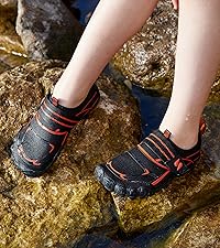 Stelle 赤脚鞋女士男士徒步水鞋带可调节鞋带成人速干沙滩游泳泳池越野跑步户外运动划船攀岩瑜伽