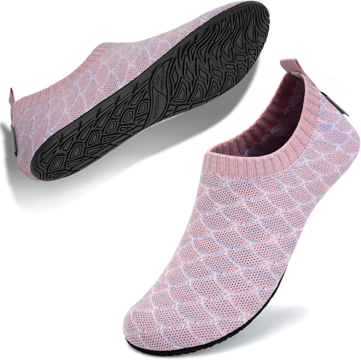 WateLves 赤脚水鞋女士男士旅行拖鞋袜子家居鞋速干水袜沙滩游泳普拉提瑜伽跳舞露营必备
