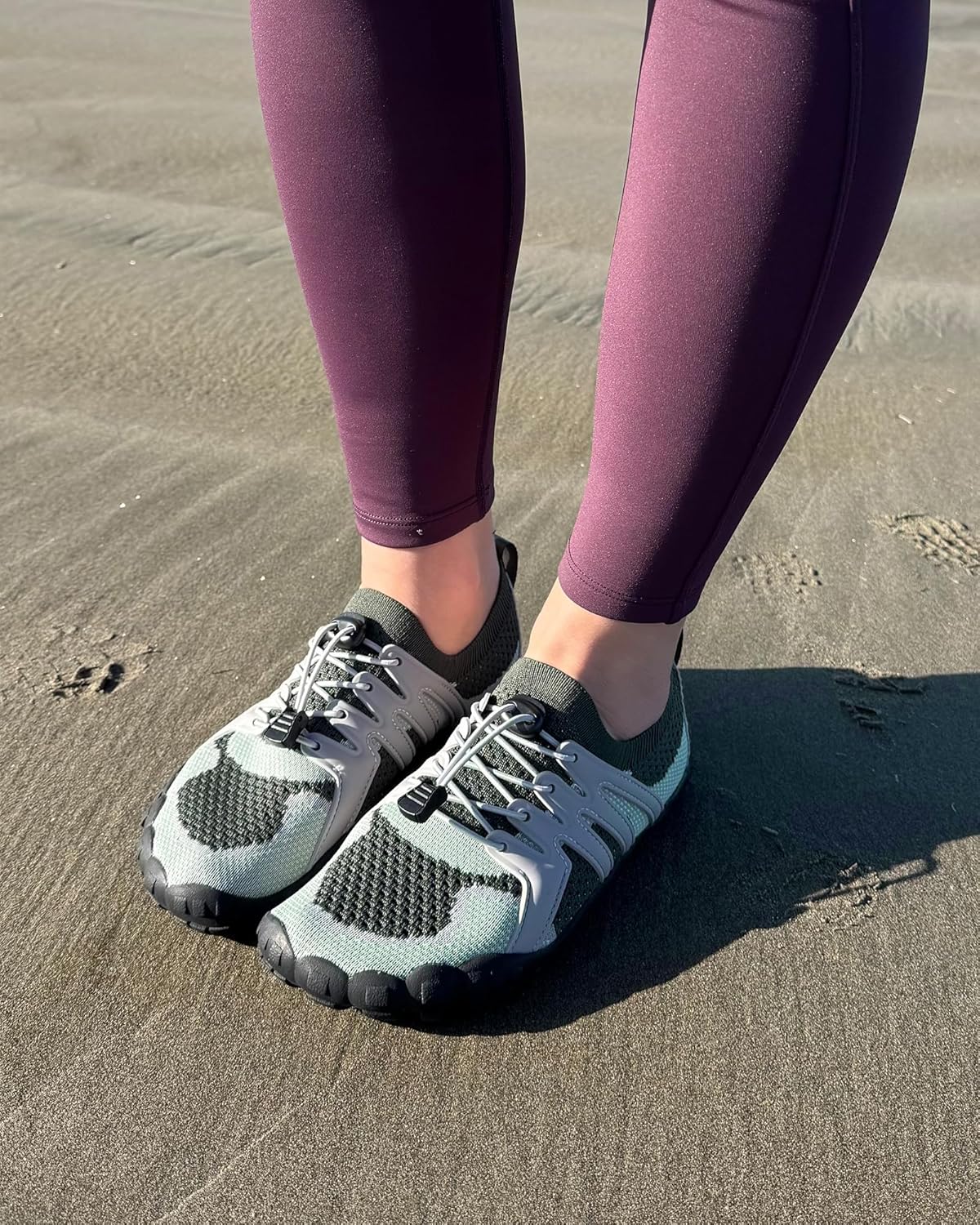 Stelle 赤脚鞋女士男士徒步水鞋带可调节鞋带成人速干沙滩游泳泳池越野跑步户外运动划船攀岩瑜伽