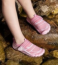 Stelle 赤脚鞋女士男士徒步水鞋带可调节鞋带成人速干沙滩游泳泳池越野跑步户外运动划船攀岩瑜伽