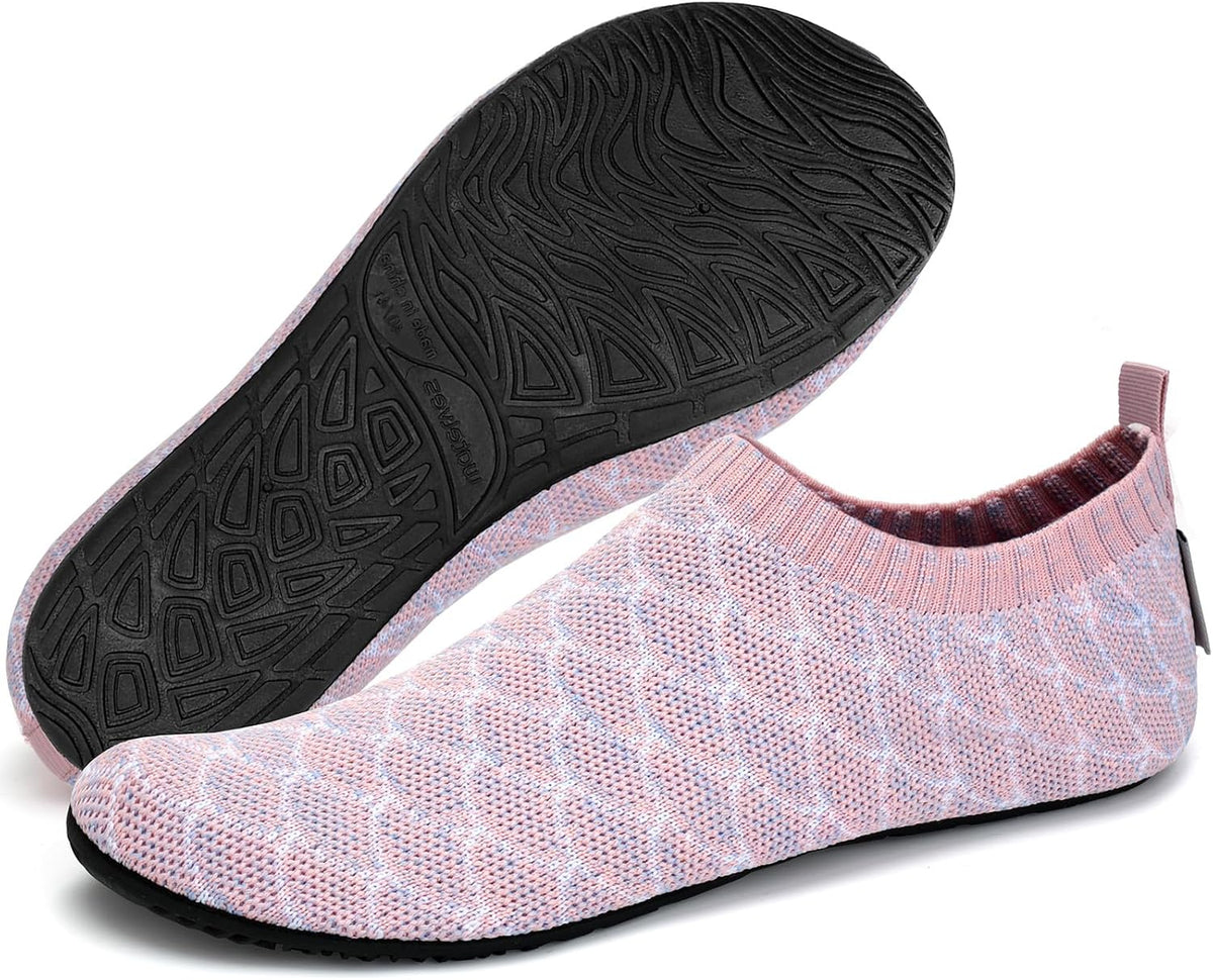 WateLves 赤脚水鞋女士男士旅行拖鞋袜子家居鞋速干水袜沙滩游泳普拉提瑜伽跳舞露营必备