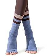 防滑普拉提瑜伽袜带抓地力女式 – 时尚水手袜,适合芭蕾舞和锻炼(尺码 5-9)