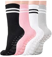 CoolMate 女式普拉提袜,瑜伽袜,船员防滑女士,适合锻炼,桶,普拉提礼品