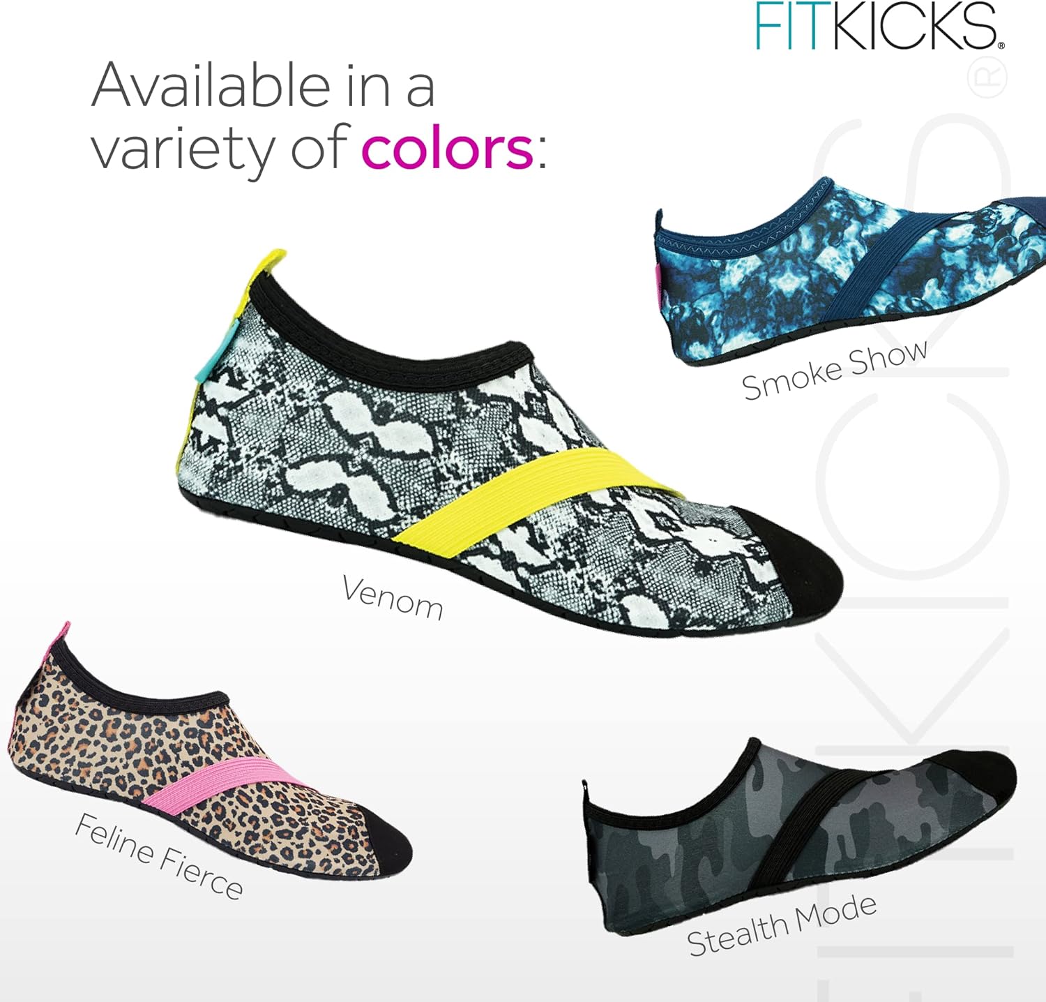 FITKICKS Original 女式可折叠 Active Lifestyle 极简主义鞋 赤脚瑜伽运动水鞋
