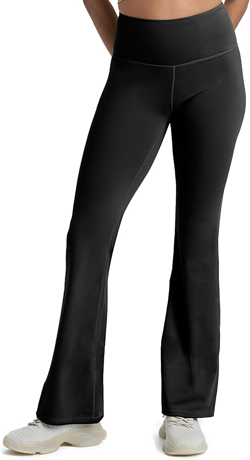 2 件套女士健身套装,2 件套搭配喇叭打底裤和运动文胸套装,适用于女式健身套装跑步瑜伽服