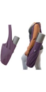 Yogiii 瑜伽垫包 | The Original YogiiiTote | 瑜伽垫托特包 带大侧袋和拉链口袋 | 适合大多数尺寸的垫子