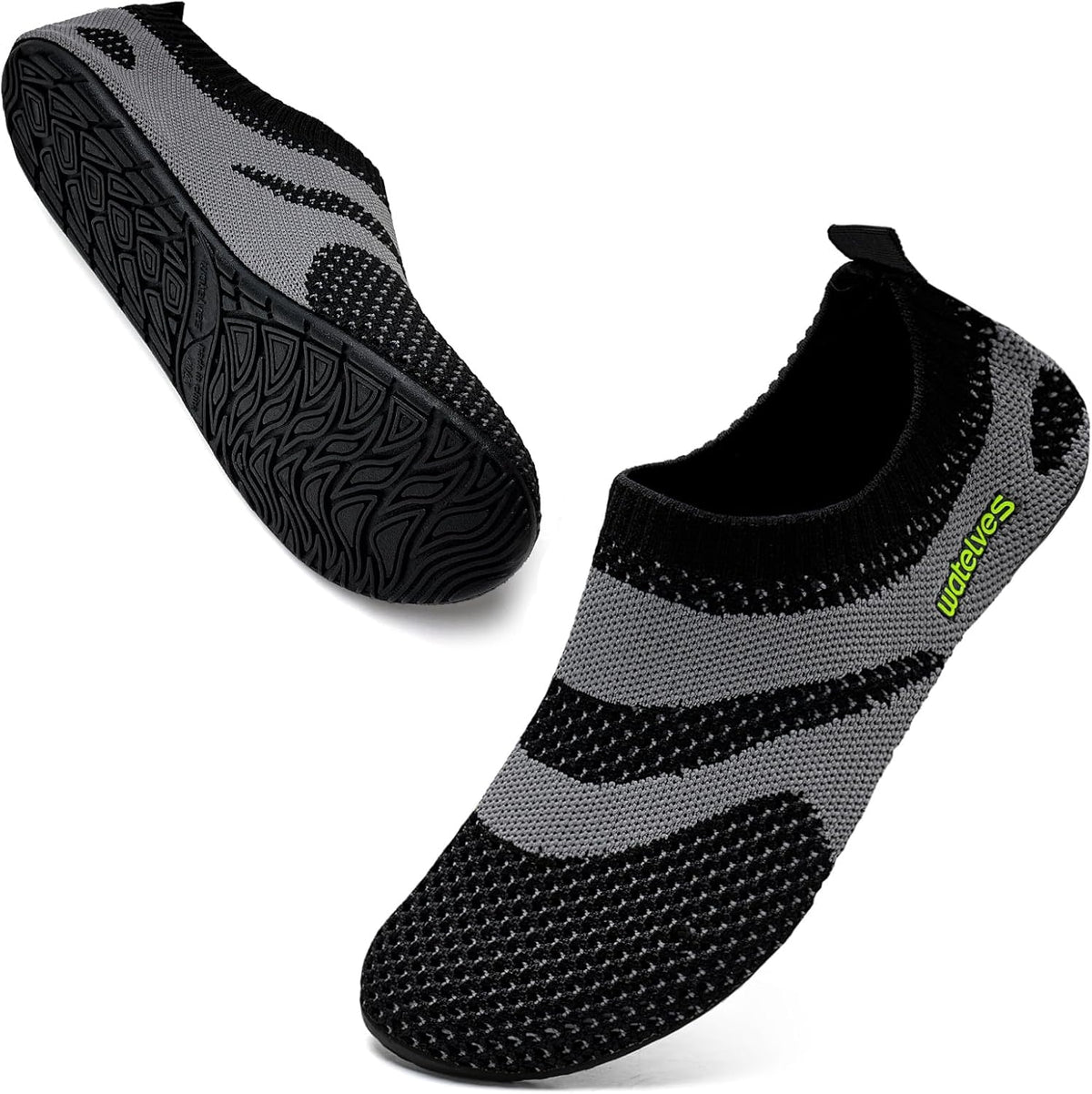 WateLves 赤脚水鞋女士男士旅行拖鞋袜子家居鞋速干水袜沙滩游泳普拉提瑜伽跳舞露营必备