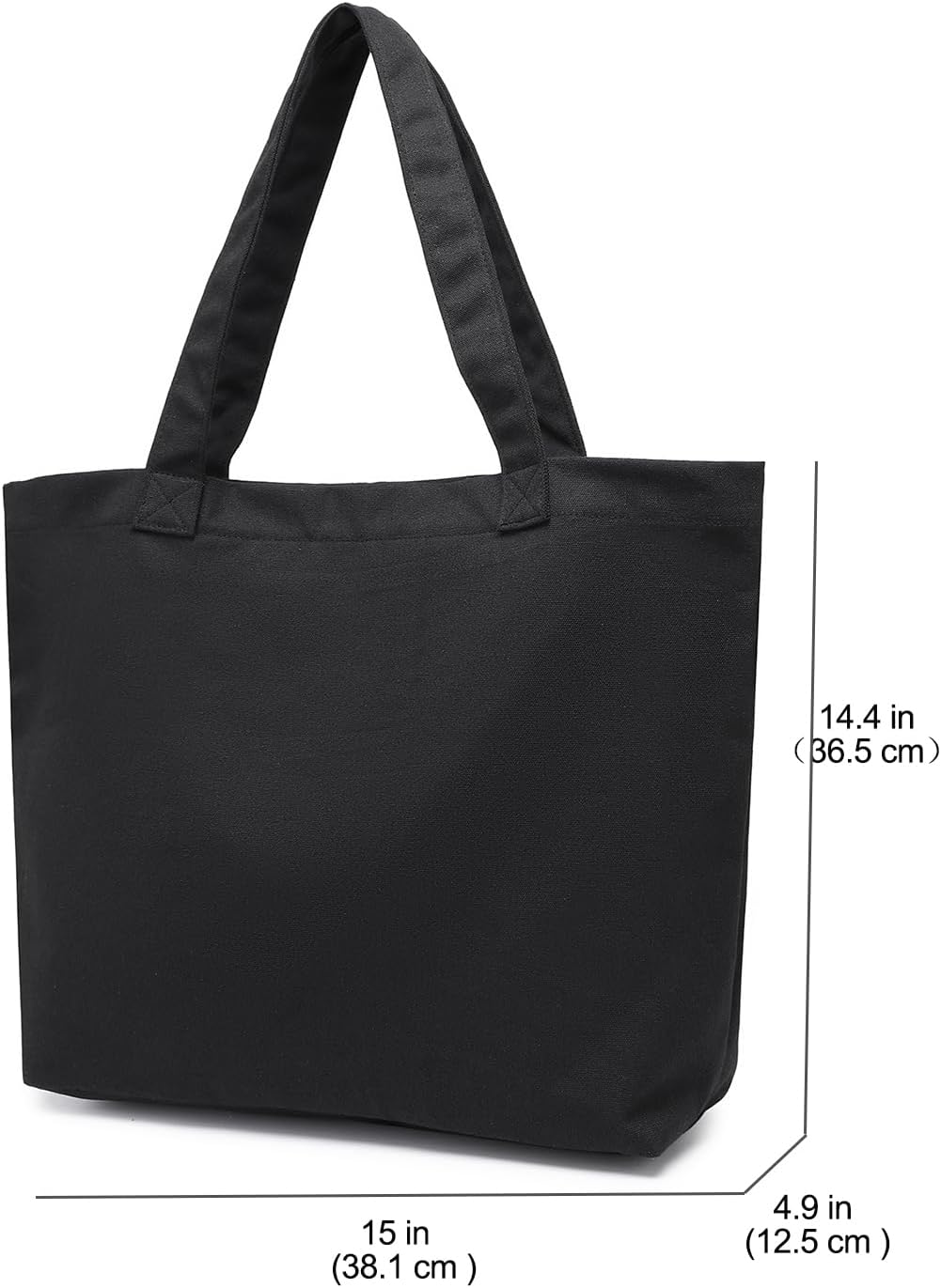 Moyaqi 帆布手提包带瑜伽垫携带口袋手提单肩包适用于办公室、锻炼、普拉提、旅行、沙滩和健身房