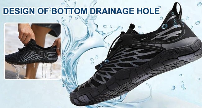 Hike Barefoot Shoes 女士男士,中性款赤脚水鞋透气防滑徒步鞋,适合徒步、散步、跑步、瑜伽和水上运动