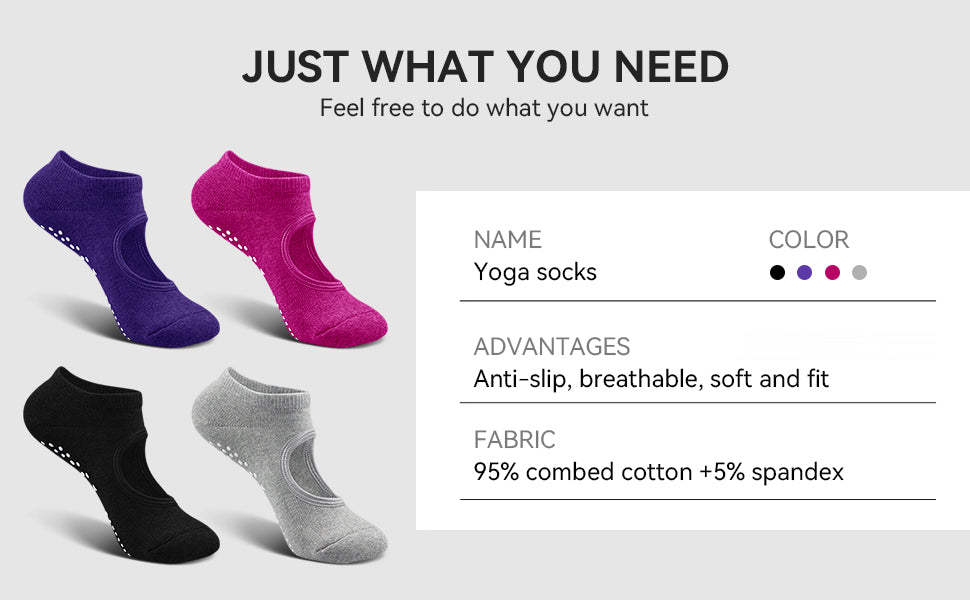 瑜伽袜防滑袜带抓力普拉提芭蕾舞袜 女式