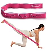 10-Loop Yoga Strap with Door Anchor – Stretch Strap for Flexibility, Deep Stretching, and Improved Balance – Perfect Yoga Accessory for All Fitness Levels