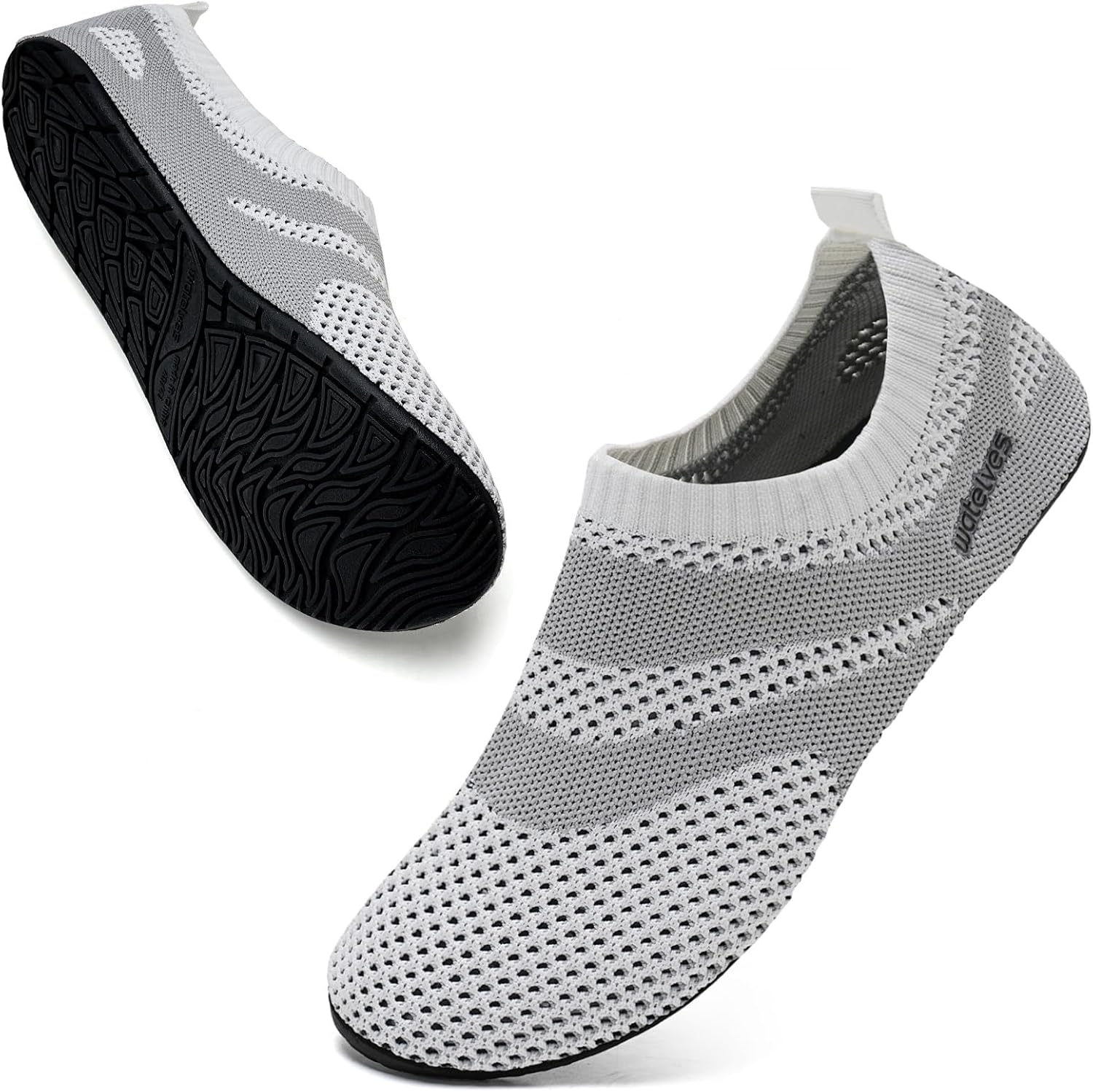 WateLves 赤脚水鞋女士男士旅行拖鞋袜子家居鞋速干水袜沙滩游泳普拉提瑜伽跳舞露营必备