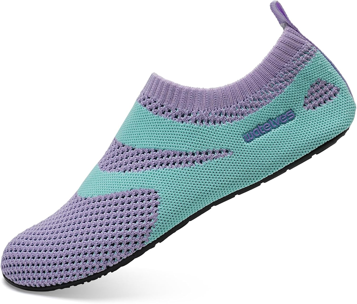 WateLves 赤脚水鞋女士男士旅行拖鞋袜子家居鞋速干水袜沙滩游泳普拉提瑜伽跳舞露营必备