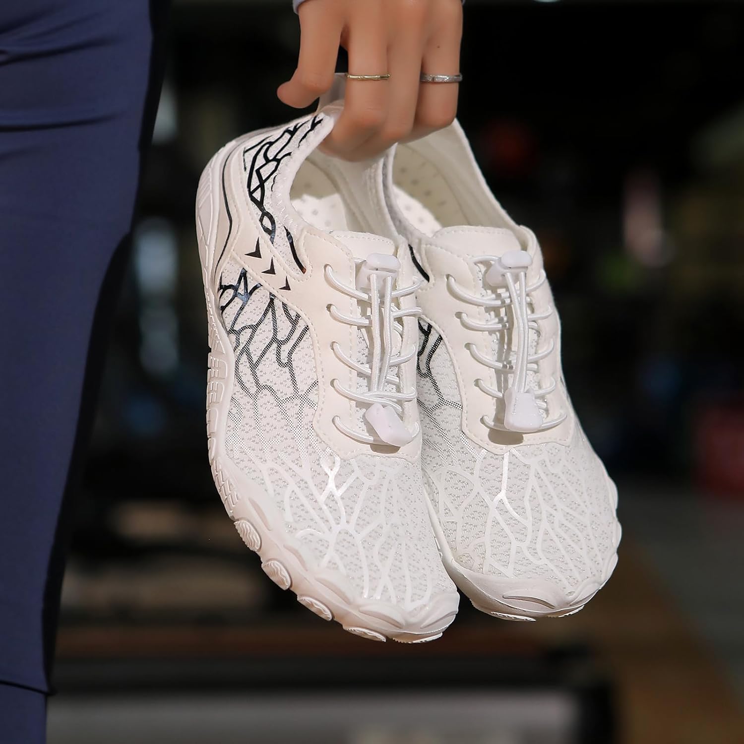 Hike Barefoot Shoes 女士男士,中性款赤脚水鞋透气防滑徒步鞋,适合徒步、散步、跑步、瑜伽和水上运动