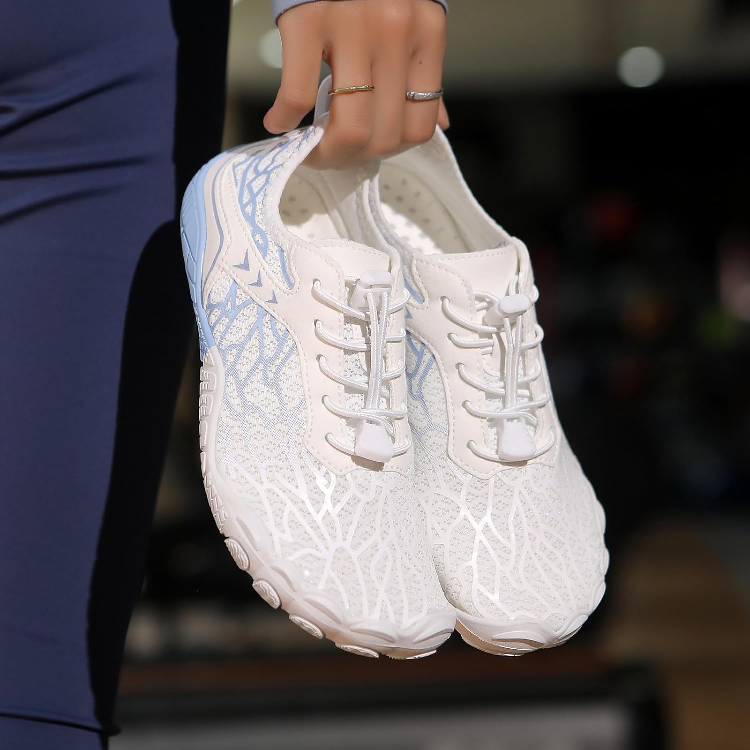 Hike Barefoot Shoes 女士男士,中性款赤脚水鞋透气防滑徒步鞋,适合徒步、散步、跑步、瑜伽和水上运动