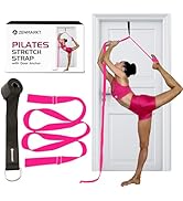 10-Loop Yoga Strap with Door Anchor – Stretch Strap for Flexibility, Deep Stretching, and Improved Balance – Perfect Yoga Accessory for All Fitness Levels