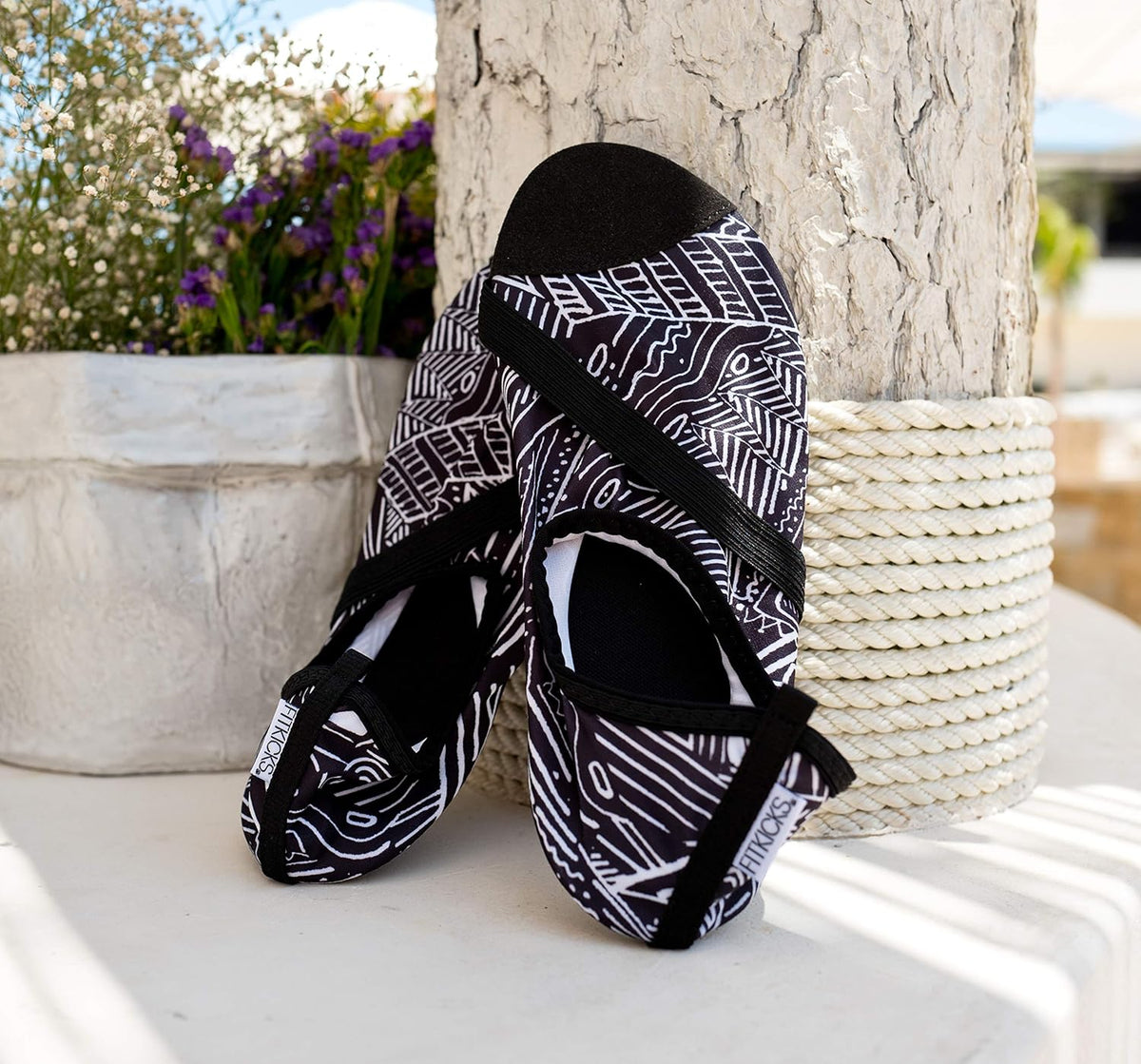 FITKICKS Original 女式可折叠 Active Lifestyle 极简主义鞋 赤脚瑜伽运动水鞋