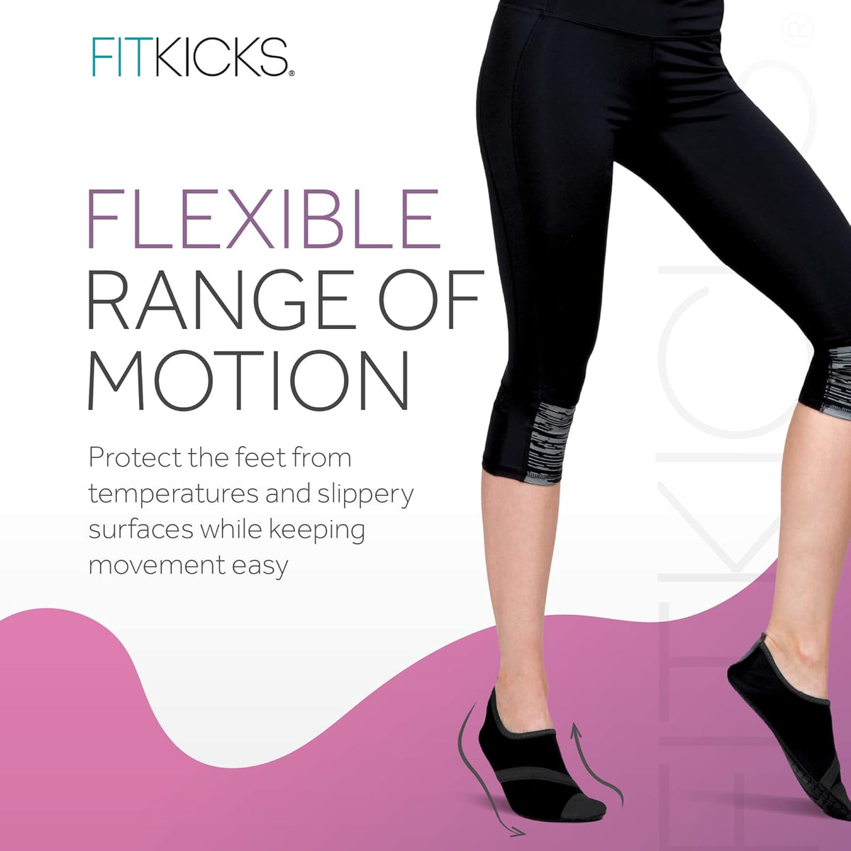 FITKICKS Original 女式可折叠 Active Lifestyle 极简主义鞋 赤脚瑜伽运动水鞋