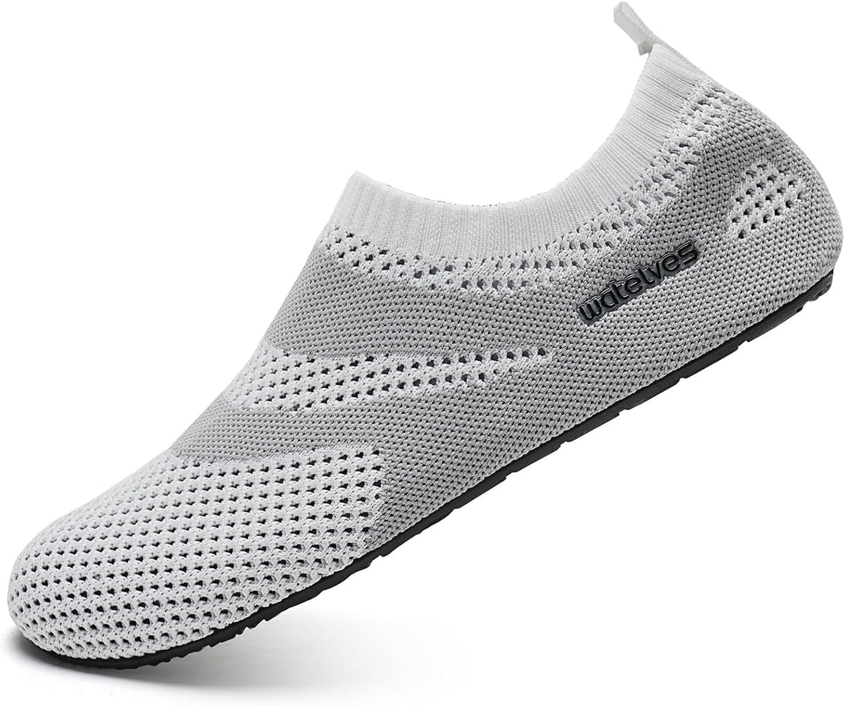 WateLves 赤脚水鞋女士男士旅行拖鞋袜子家居鞋速干水袜沙滩游泳普拉提瑜伽跳舞露营必备