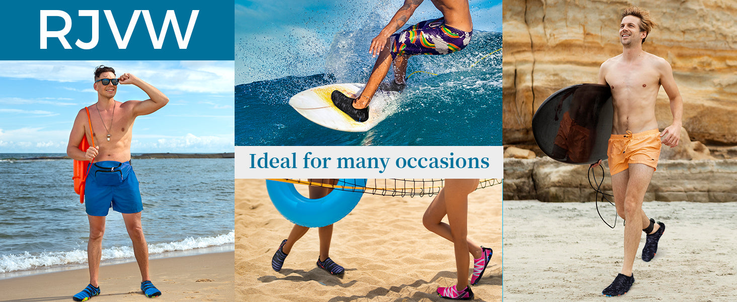 男女涉水鞋,游泳鞋沙滩泳池鞋防滑速干水袜,成人赤脚运动鞋,适合海滩冲浪散步水上瑜伽户外运动