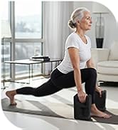 Deep-Zen® 瑜伽砖手腕支撑;瑜伽块 2 件装,带护膝和带子,减轻手腕重量;耐用、多功能瑜伽砖锻炼块套装,阻止瑜伽