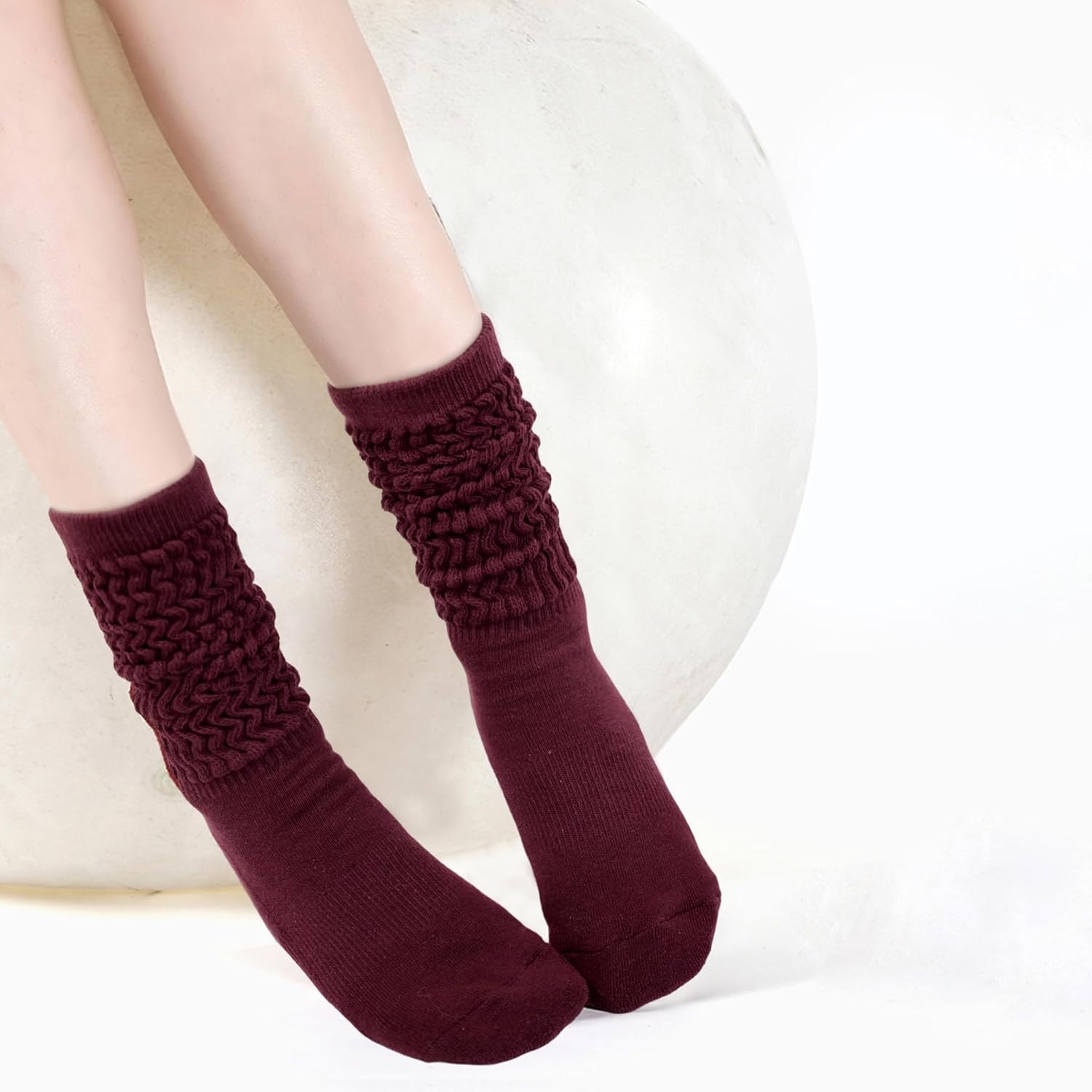 防滑普拉提瑜伽袜带抓地力女式 – 时尚水手袜,适合芭蕾舞和锻炼(尺码 5-9)