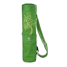 Gaiam Cargo 瑜伽垫包,全拉链瑜伽垫背带,可调节肩带,前后手机袋带耳塞开叉,时尚实用的健身垫支架,男女均适用