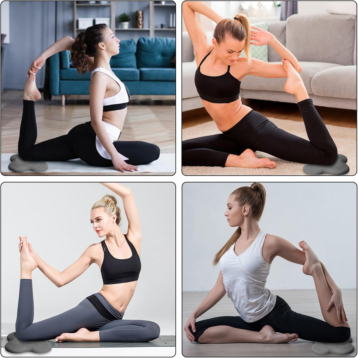 2 件装瑜伽护膝垫超厚适用于膝盖、肘部、手腕、手部、头部、泡沫、普拉提、跪垫、瑜伽、膝盖、膝盖、肘部、手腕、头部、泡沫、普拉提、跪垫、支撑 泡沫垫 男女均适用