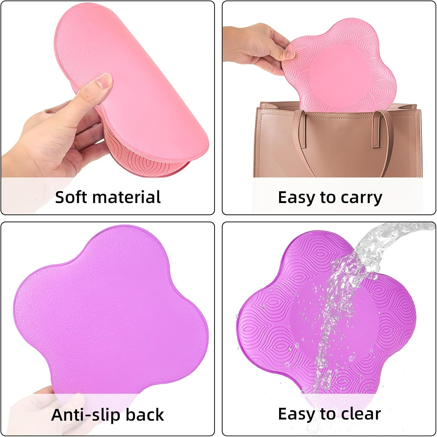 2 件装瑜伽护膝垫超厚适用于膝盖、肘部、手腕、手部、头部、泡沫、普拉提、跪垫、瑜伽、膝盖、膝盖、肘部、手腕、头部、泡沫、普拉提、跪垫、支撑 泡沫垫 男女均适用