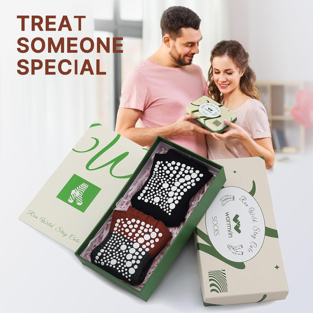 防滑普拉提瑜伽袜带抓地力女式 – 时尚水手袜,适合芭蕾舞和锻炼(尺码 5-9)