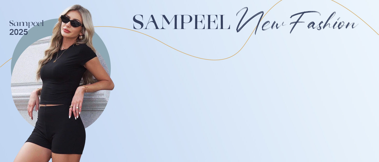 SAMPELS 女式两件套休闲套装夏季休闲装 2 件套短款搭配服装套装