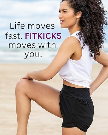FITKICKS Original 女式可折叠 Active Lifestyle 极简主义鞋 赤脚瑜伽运动水鞋
