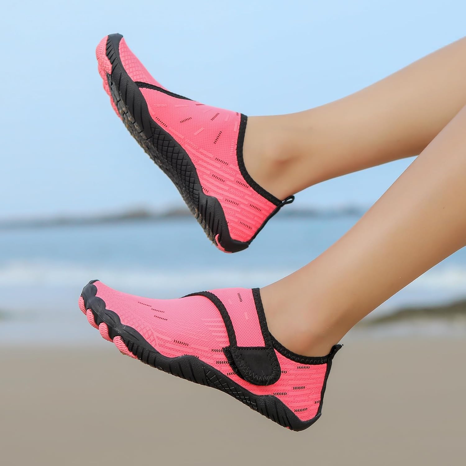 Water Shoes 男式女式速干赤脚游泳沙滩泳池鞋 水上瑜伽袜适合远足、散步、潜水、冲浪、户外水上运动