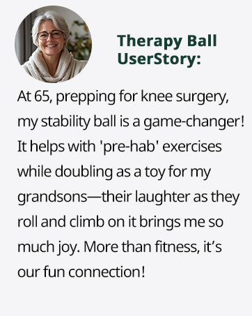 Trideer 健身球瑜伽球,办公室座椅和平衡球椅,普拉提稳定球,物理治疗,核心训练和平衡改善和拉伸