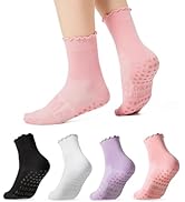 CoolMate 女式普拉提袜,瑜伽袜,船员防滑女士,适合锻炼,桶,普拉提礼品