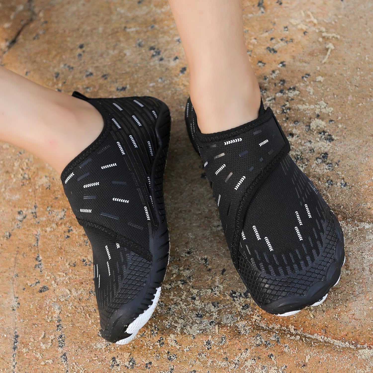 Water Shoes 男式女式速干赤脚游泳沙滩泳池鞋 水上瑜伽袜适合远足、散步、潜水、冲浪、户外水上运动