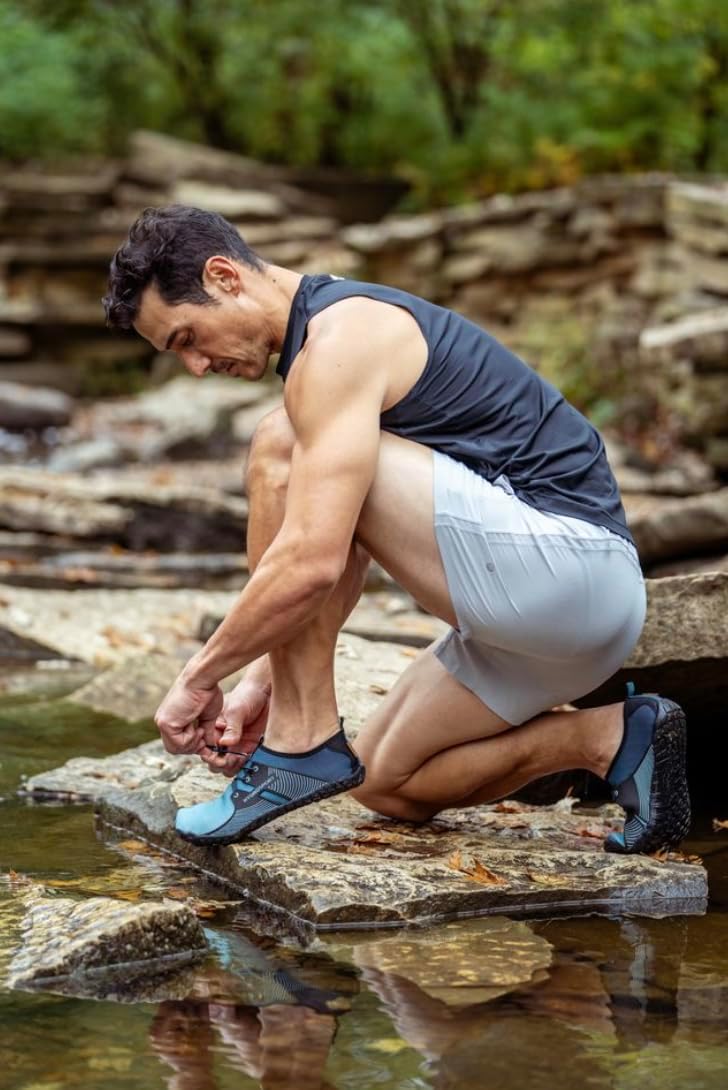 FITKICKS HydroSport 陆到水鞋,中性赤脚鞋,适合海滩、瑜伽、冲浪、露营配饰,男女皆宜的多功能赤脚鞋