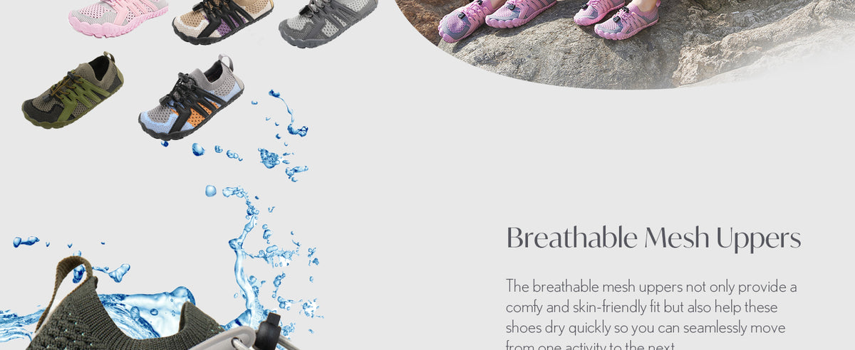 Stelle 赤脚鞋女士男士徒步水鞋带可调节鞋带成人速干沙滩游泳泳池越野跑步户外运动划船攀岩瑜伽