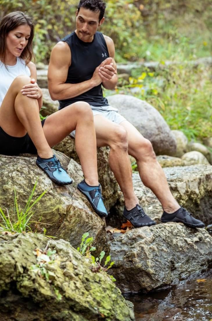 FITKICKS HydroSport 陆到水鞋,中性赤脚鞋,适合海滩、瑜伽、冲浪、露营配饰,男女皆宜的多功能赤脚鞋