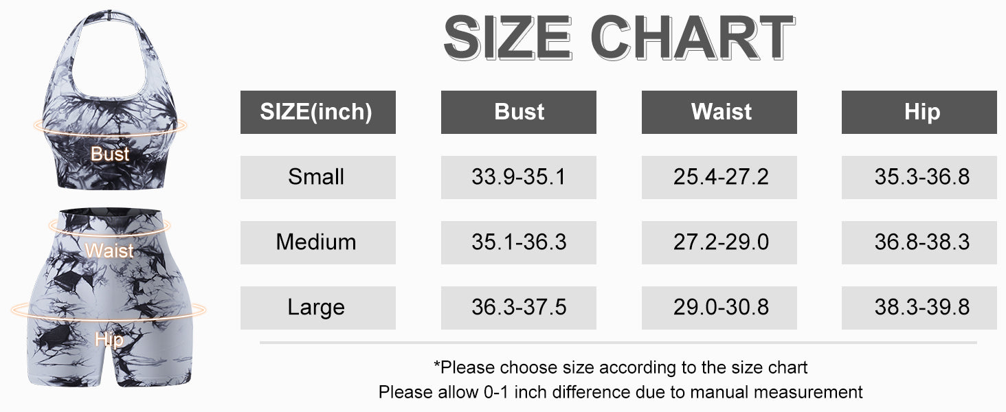 OLCHEE 女士健身套装 2 件套露背挂脖运动胸罩高腰提臀短裤瑜伽健身服休闲运动服